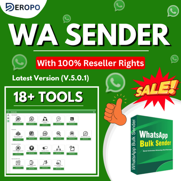 Reseller Wa Sender (V 5.0.1)