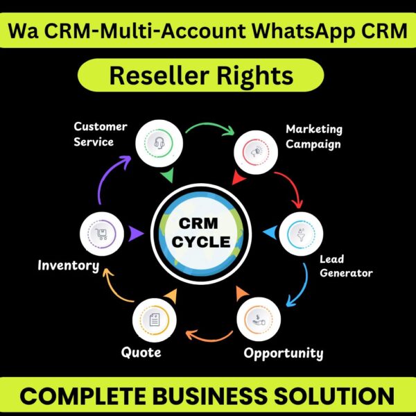 WaCRM - Multi-Account WhatsApp CRM (Reseller)